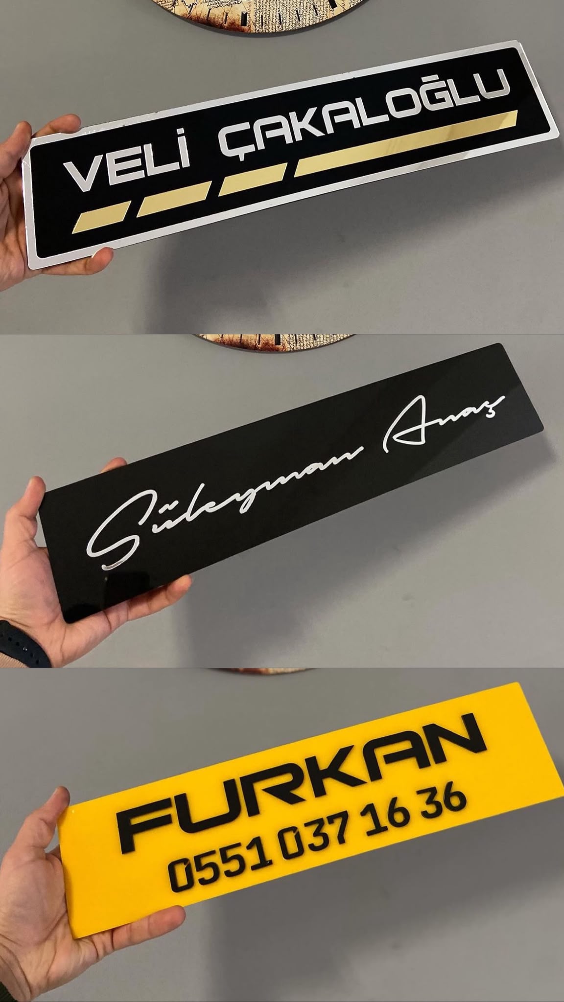DEKOR ASKILI PLEKSİ KAPATMA