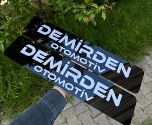 DEKOR ASKILI PLEKSİ KAPATMA
