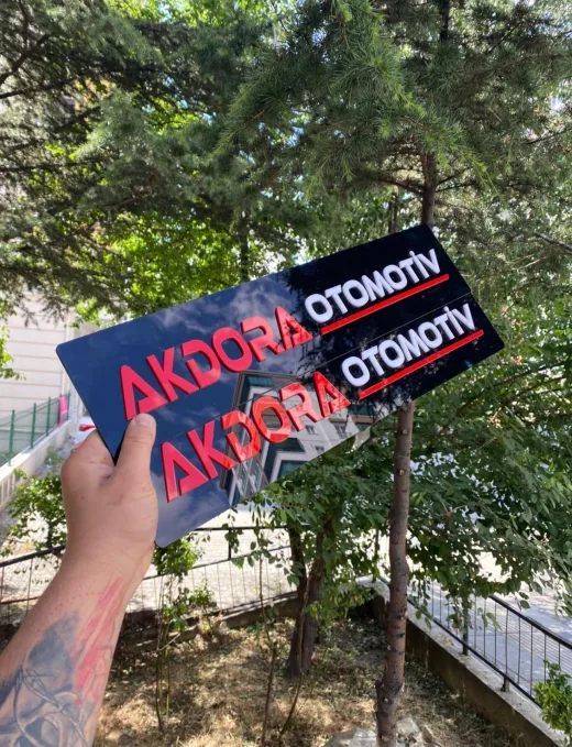 DEKOR ASKILI PLEKSİ KAPATMA
