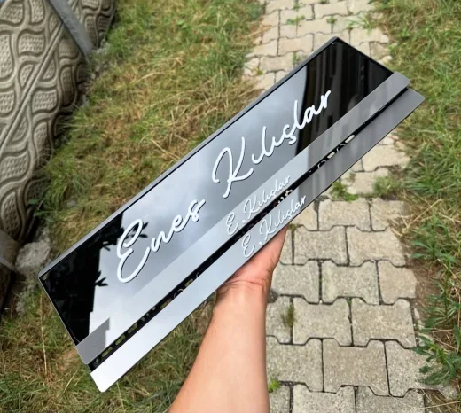 DEKOR ASKILI PLEKSİ KAPATMA