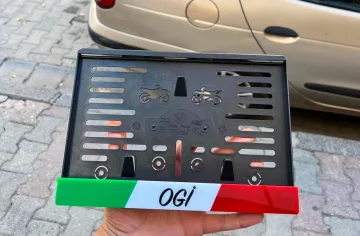 Kişiye Özel MOTORSİKLET PLAKALIK Modeli 3B036C