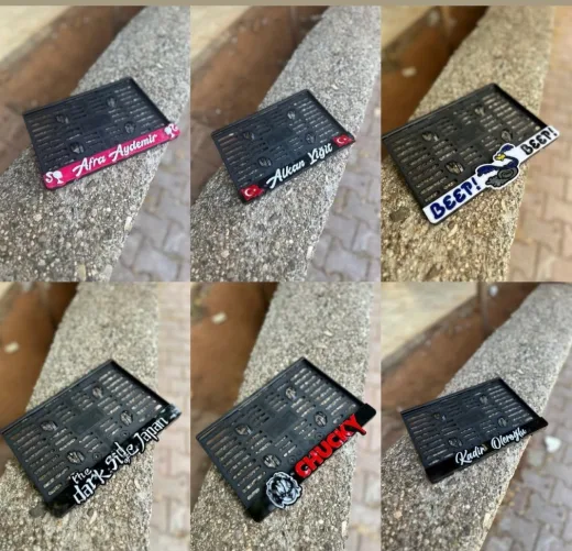 MOTORSİKLET ÖZEL PLEKSİ PLAKALIKLAR
