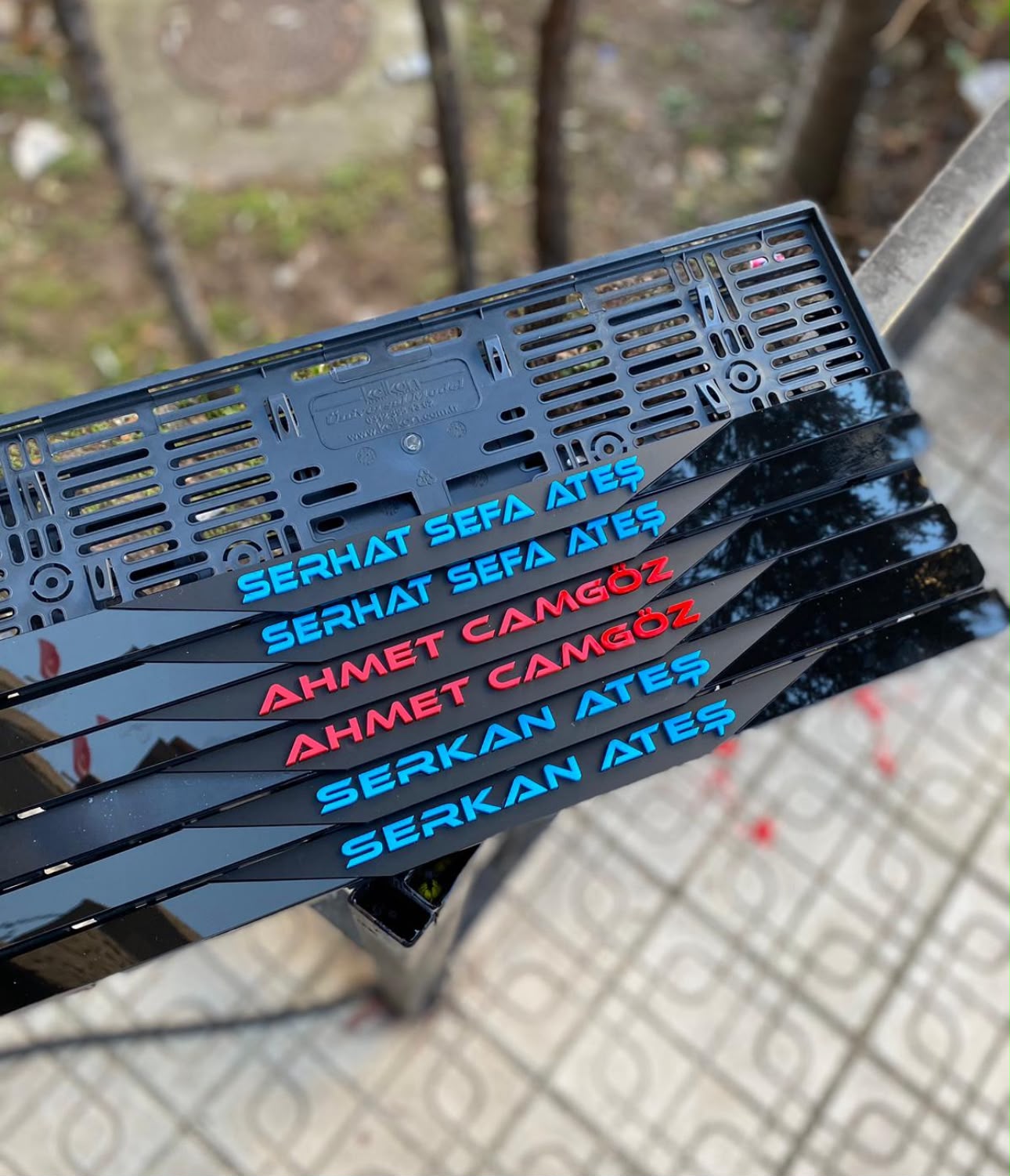 KİŞİYE ÖZEL PLEKSİ PLAKALIK