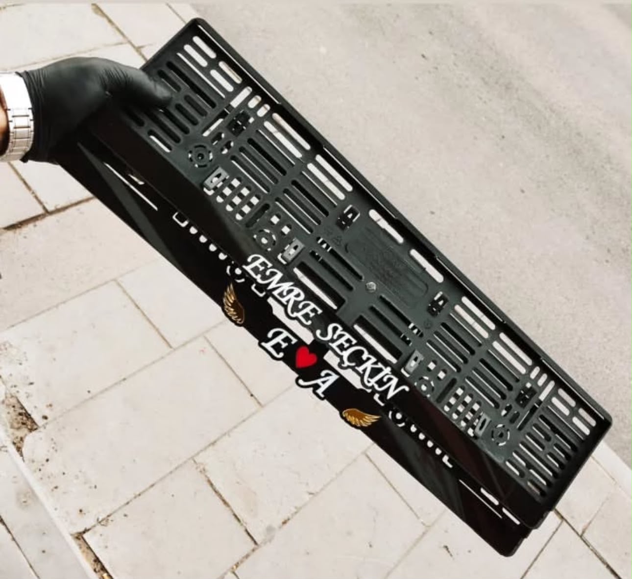 KİŞİYE ÖZEL PLEKSİ PLAKALIK